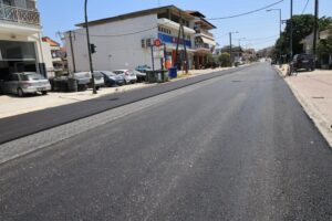 Έργα ΔΕΥΑΛ στην περιοχή του Αγίου Θωμά. Ασφαλτόστρωση οδού.