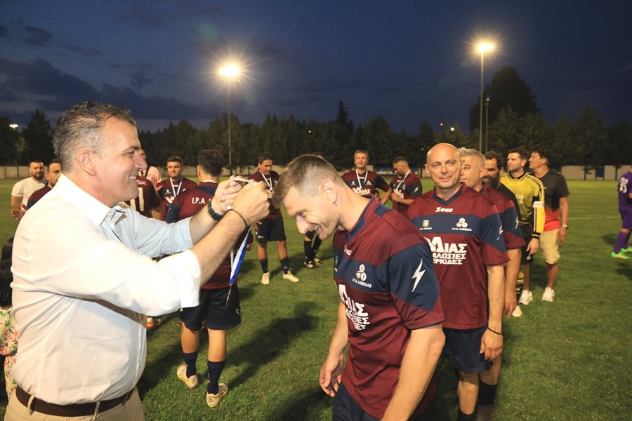 Στιγμές από τον τελικό του 38ου Πρωταθλήματος Εργαζομένων Ποδοσφαίρου