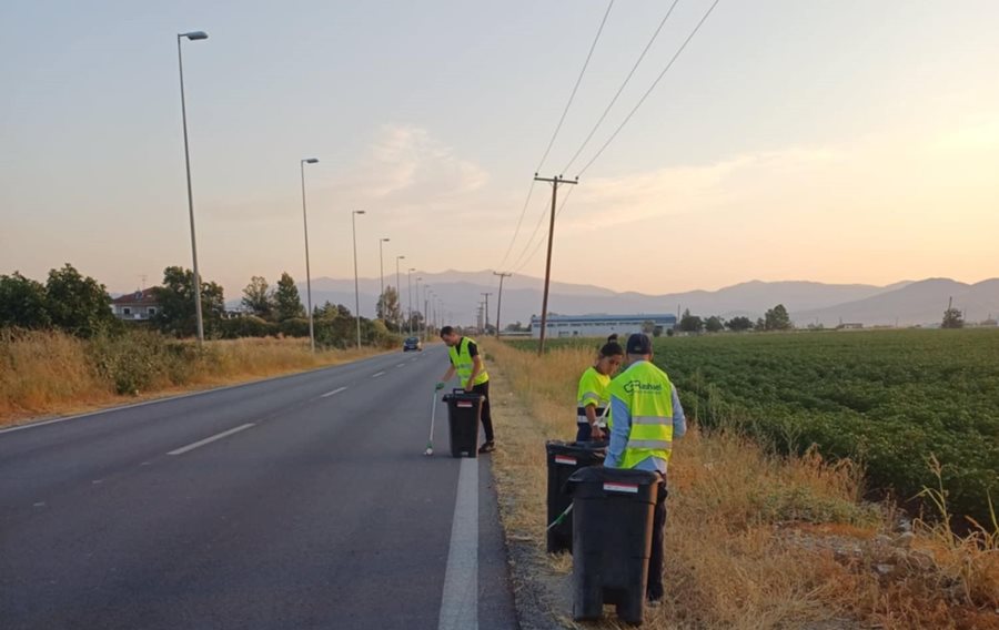 Εργασίες καθαρισμού οδικών δικτύων