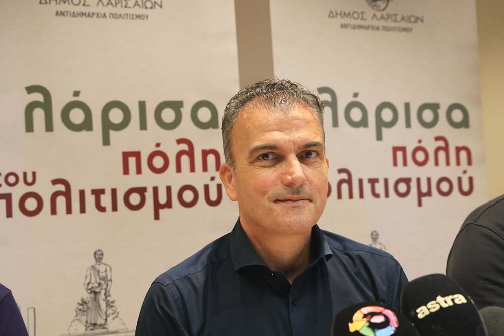 Ο Δήμαρχος Λαρισαίων κ.Θανάσης Μαμάκος στη συνέντευξη τύπου για την Ευρωπαϊκή Εβδομάδα Κινητικότητας 2025