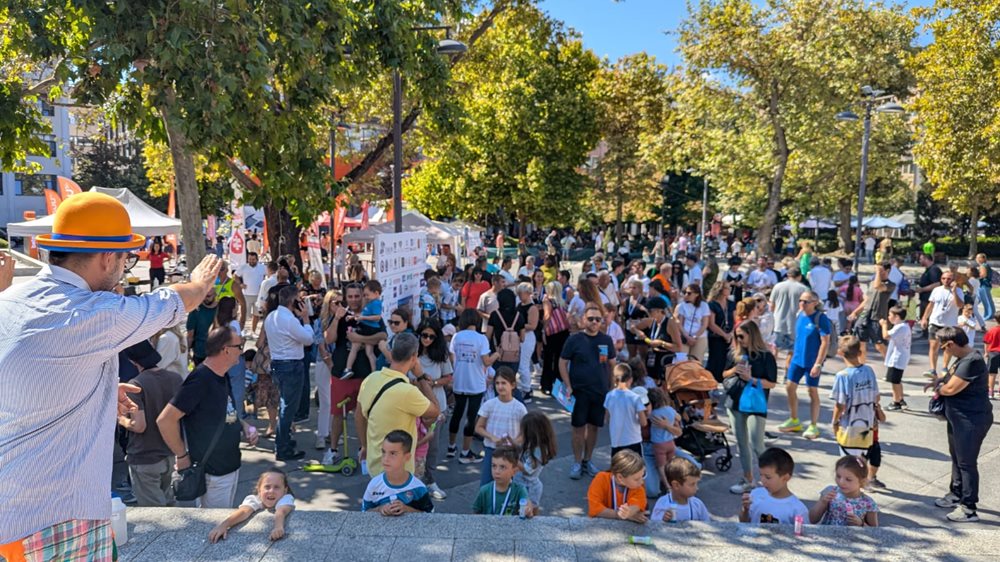 Αθλητικές εκδηλώσεις στο κέντρο της Λάρισας στο πλαίσιο της Ευρωπαϊκής Εβδομάδας Κινητικότητας 2025