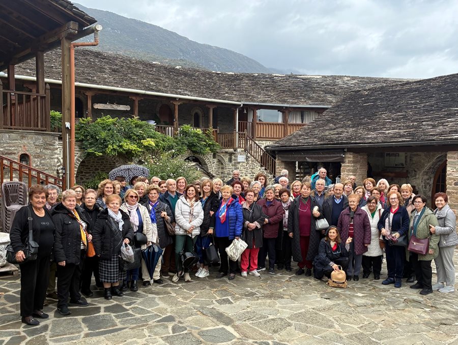 Στιγμιότυπο από την διήμερη εκδρομή των ΚΑΠΗ στα Ιωάννινα