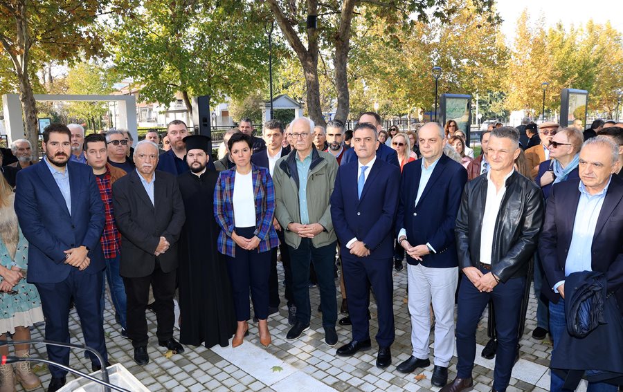 Στιγμιότυπο από τα εγκαίνια του Ιπποκράτειου Βοτανικού Κήπου