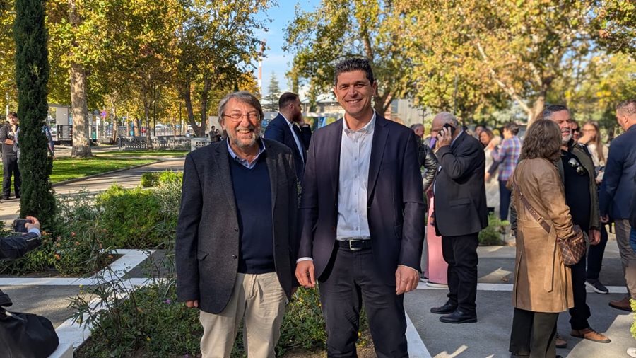 Στιγμιότυπο από τα εγκαίνια του Ιπποκράτειου Βοτανικού Κήπου