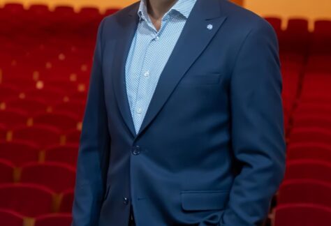 Πορτρέτο του Χρήστου Λενούτσου, Διευθυντή του Δημοτικού Ωδείου Λάρισας.