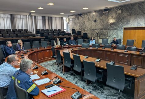 Στιγμιότυπο από την συνεδρίαση του ΤΕΣΟΠΠ Δήμου Λαρισαίων