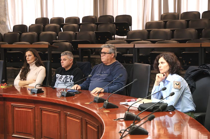 Στιγμιότυπο από την συνεδρίαση του ΤΕΣΟΠΠ Δήμου Λαρισαίων