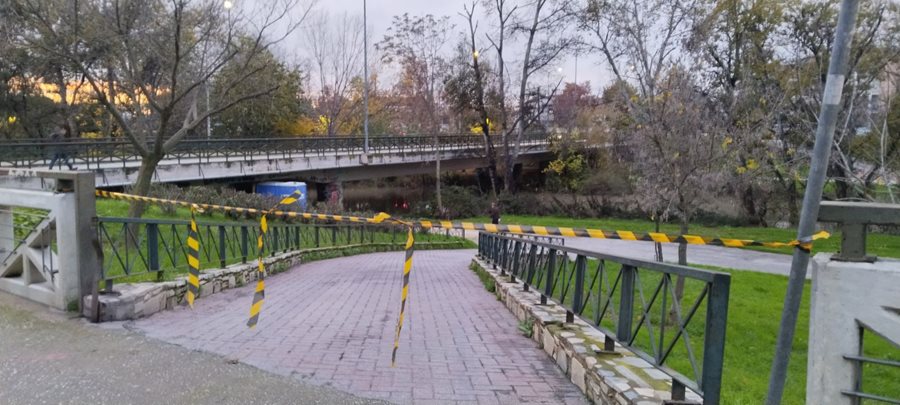 Στιγμιότυπο από τις προληπτικές ενέργειες λόγω των έντονων καιρικών φαινομένων