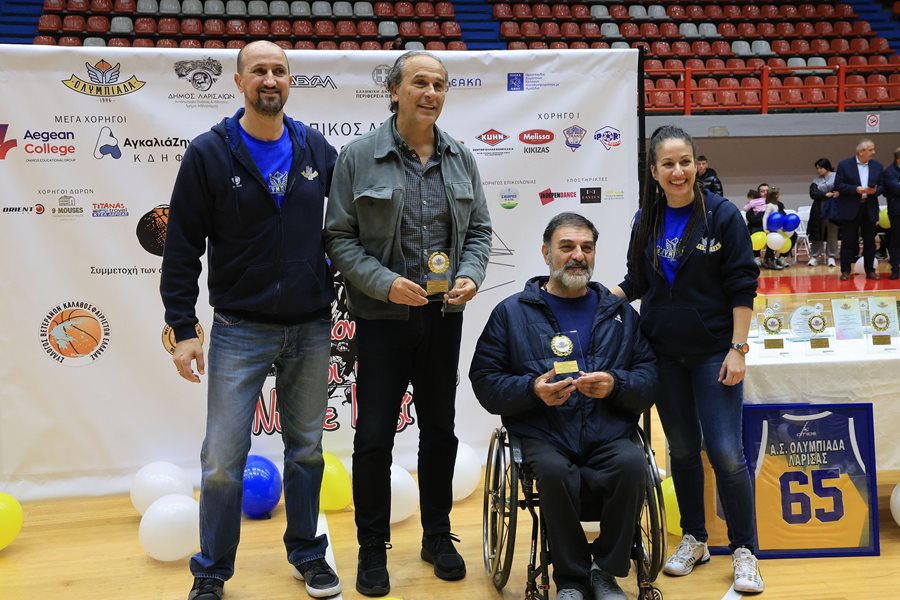 Στιγμιότυπο από τον Φιλανθρωπικό Αγώνα Μπάσκετ με Αμαξίδιο