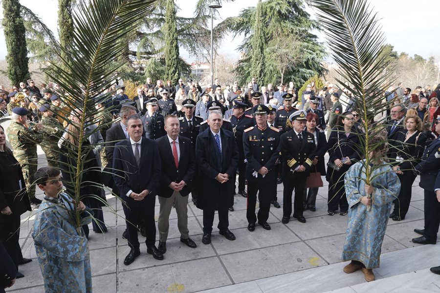 Στιγμιότυπο από τον Αγιασμό των Υδάτων